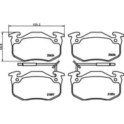 DON Front Brake Pad Set PCP1353