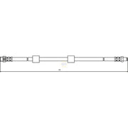 NAPA Brake Hydraulic Hose Line Front NBH1419