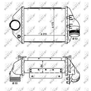 NRF Intercooler (Charge Air Cooler) 30914