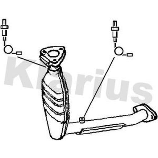 Klarius Catalyst Type Approved With Pipe Front 321838