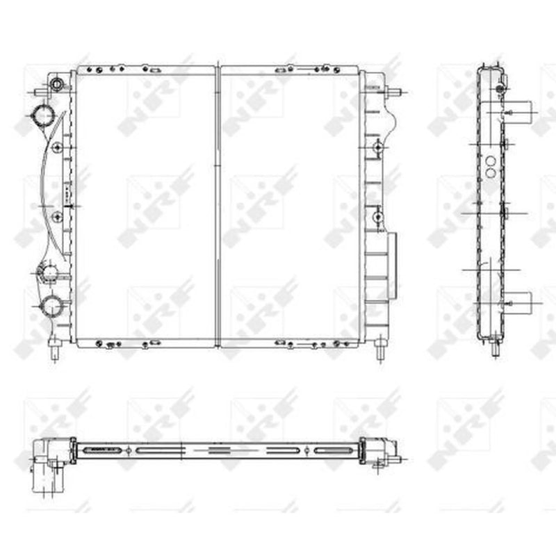 NRF Engine Radiator 58934
