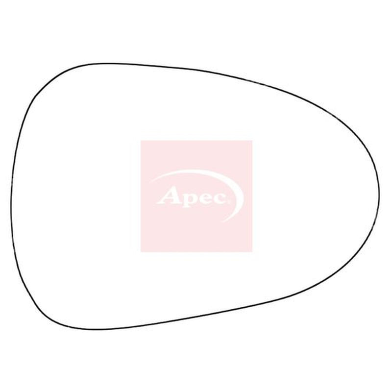 Apec Exterior Wing Mirror Glass Right AMS2174