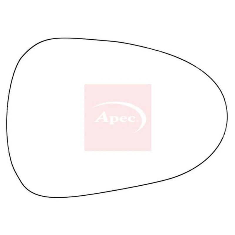 Apec Exterior Wing Mirror Glass Right AMS2174