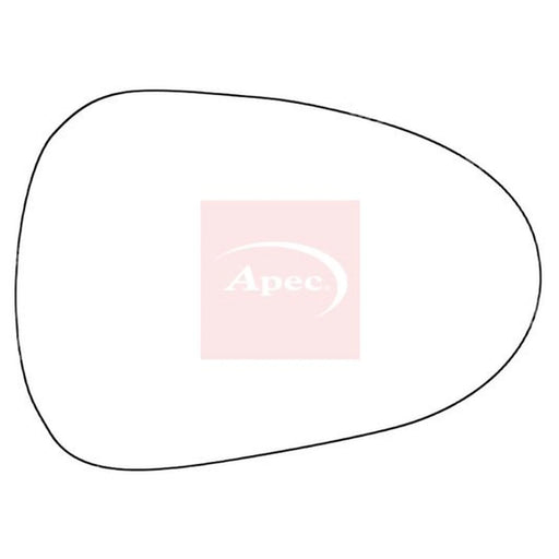 Apec Exterior Wing Mirror Glass Right AMS2174