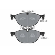 Textar Front Brake Pad Set 2598201