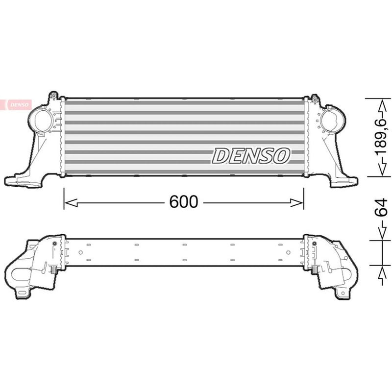 Denso Intercooler (Charge Air Cooler) DIT12004