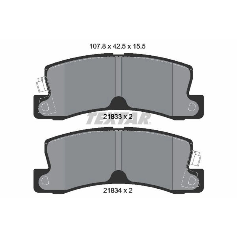 Textar Rear Brake Pad Set 2183301