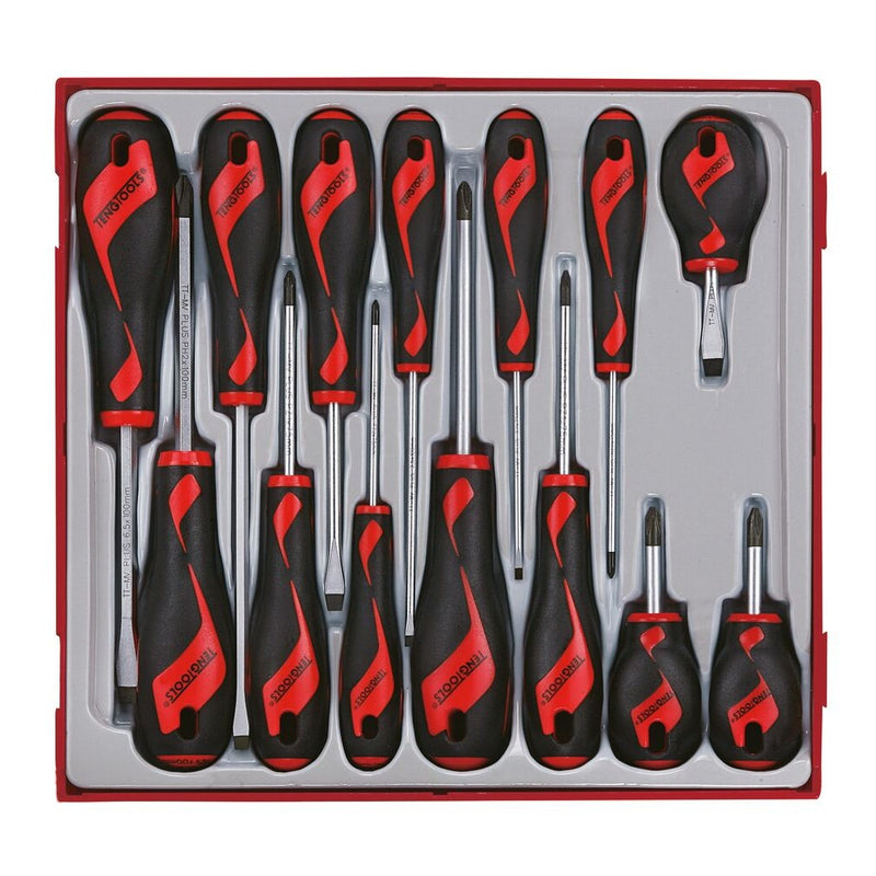 Teng Tools Screwdriver Set Mixed TT2 14 Pieces