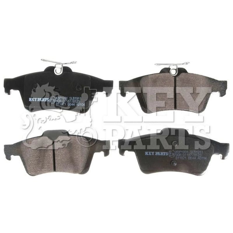 Key Parts 4 x Rear Brake Pad Set KBP1931