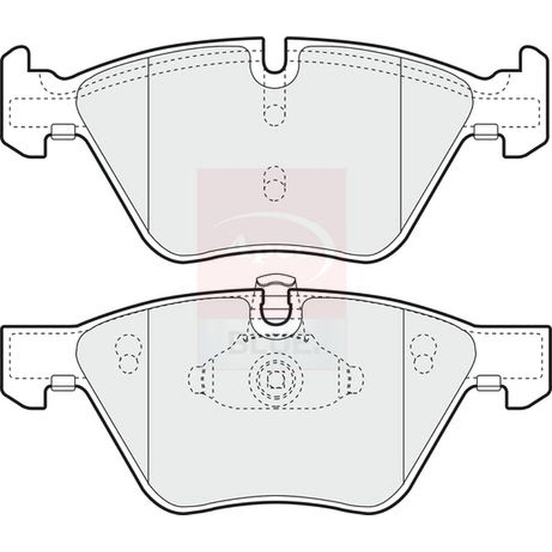 Apec Front Brake Pad Set PD3081