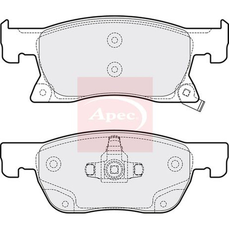 Apec Front Brake Pad Set PAD2103
