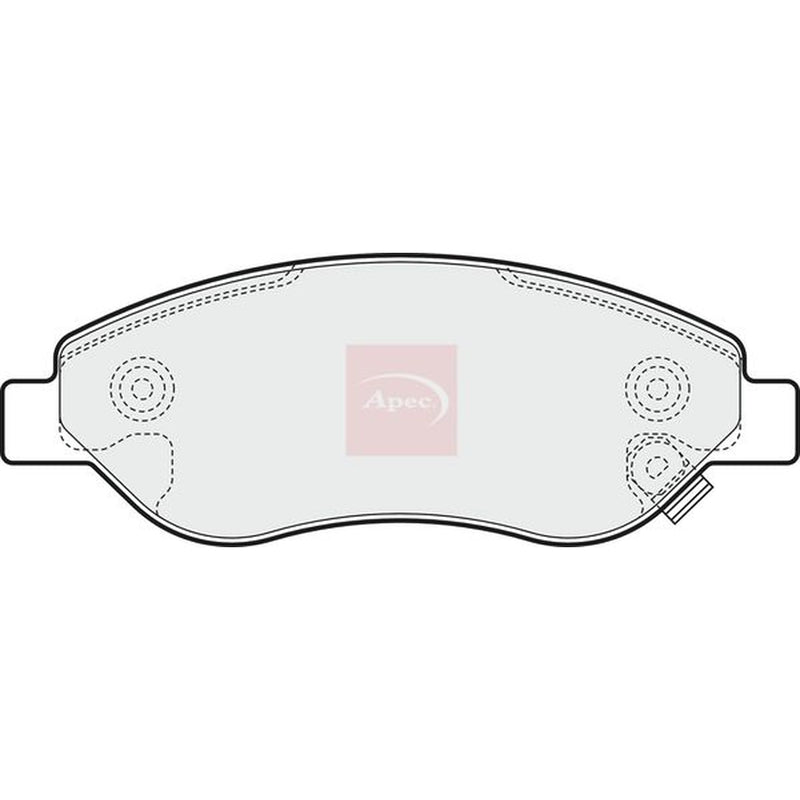 Apec Front Brake Pad Set PAD1576