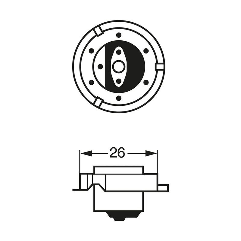 Bosch Car Light Bulb S3 6V 15W 1 987 302 606