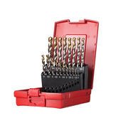 Dormer A095 Set 201 A002 HSS TiN Coated Jobber Drill Set of 19 1.0-10.0 x 0.5mm