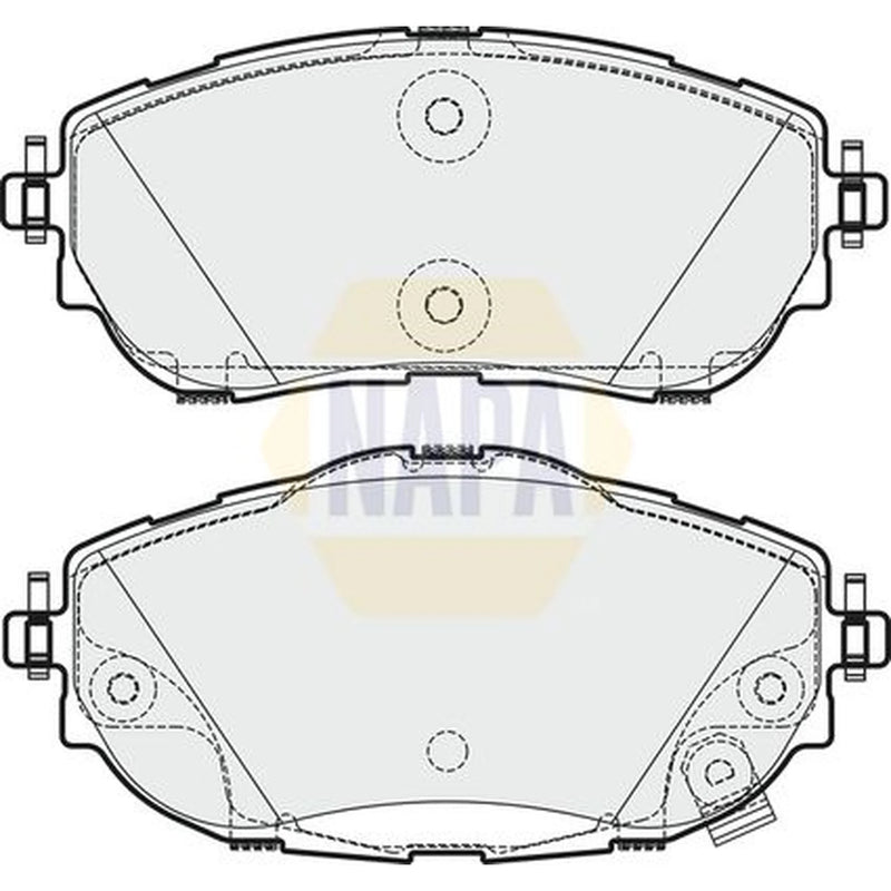 NAPA Front Brake Pad Set NBP1183
