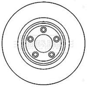 Borg & Beck 2 x Vented Front Brake Discs BBD5821S
