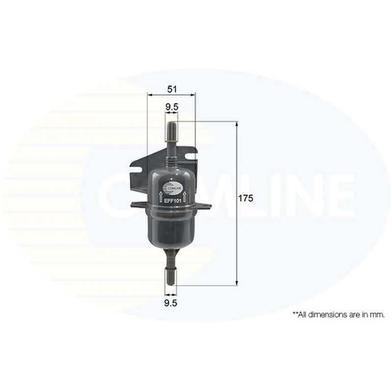 Comline Fuel Filter Element EFF101
