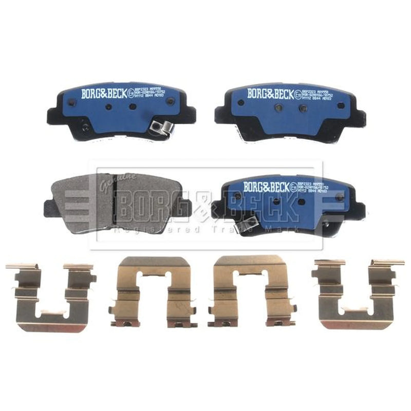 Borg & Beck 4 x Rear Brake Pad Set BBP2323