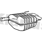 Klarius Box With Tail Pipe Rear SB124B