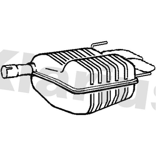 Klarius Box With Tail Pipe Rear SB124B