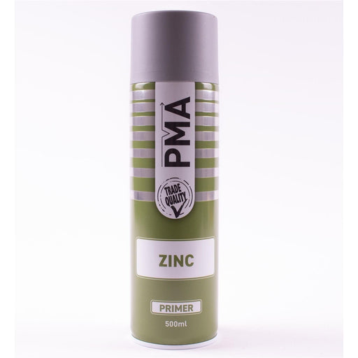 4x AUTOTEK Professional Zinc Primer 500ml Spray Paint High Coverage Autotek  - Town Parts
