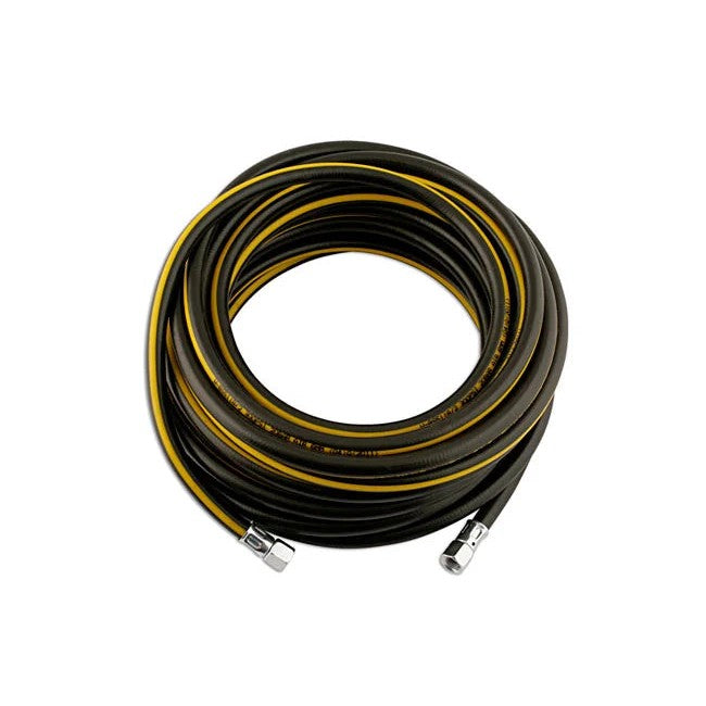 Connect Rubber Air Hose 8mm(5/16) C/W 1/4BSP Nipples 15m - CPL