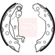 Apec Brake Shoe Set Axle Kit SHU625