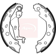 Apec Brake Shoe Set Axle Kit SHU625