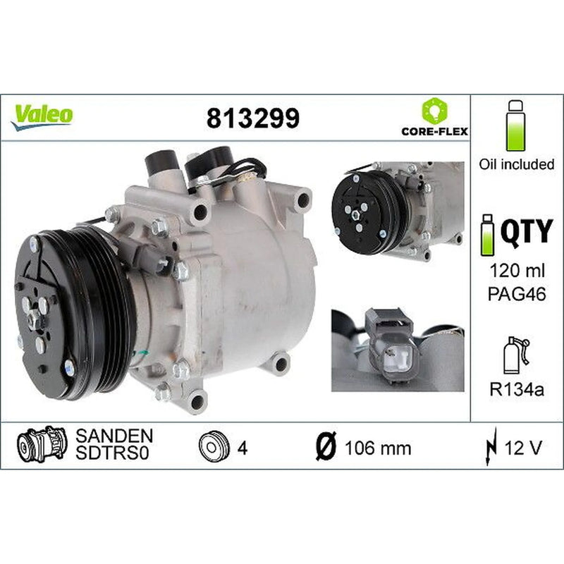 Valeo Air Conditioning Compressor 813299