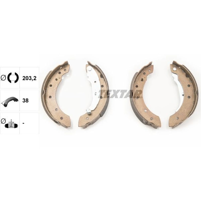 Textar Brake Shoe Set Axle Kit 91048000