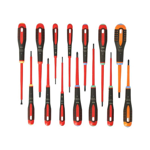 Bahco BE-9872 ERGO™ Screwdriver Set, 14 Piece - BE-9876S