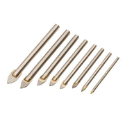 Draper TCT Tile and Glass Drill Bit Set 8 Piece