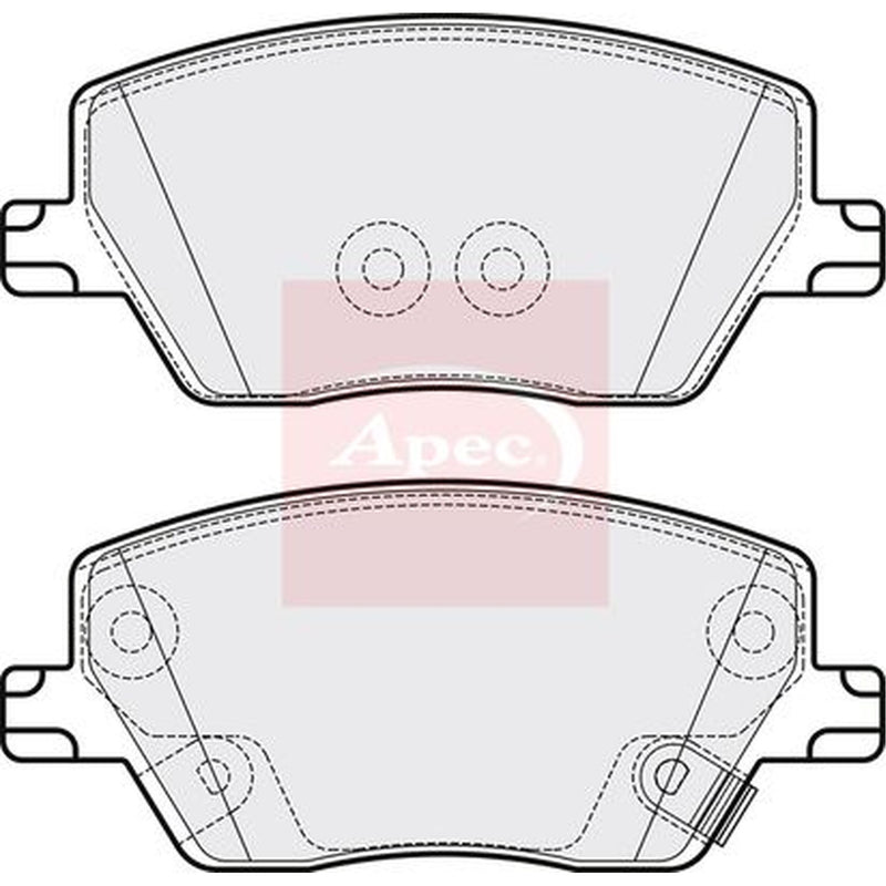 Apec Front Brake Pad Set PAD2138