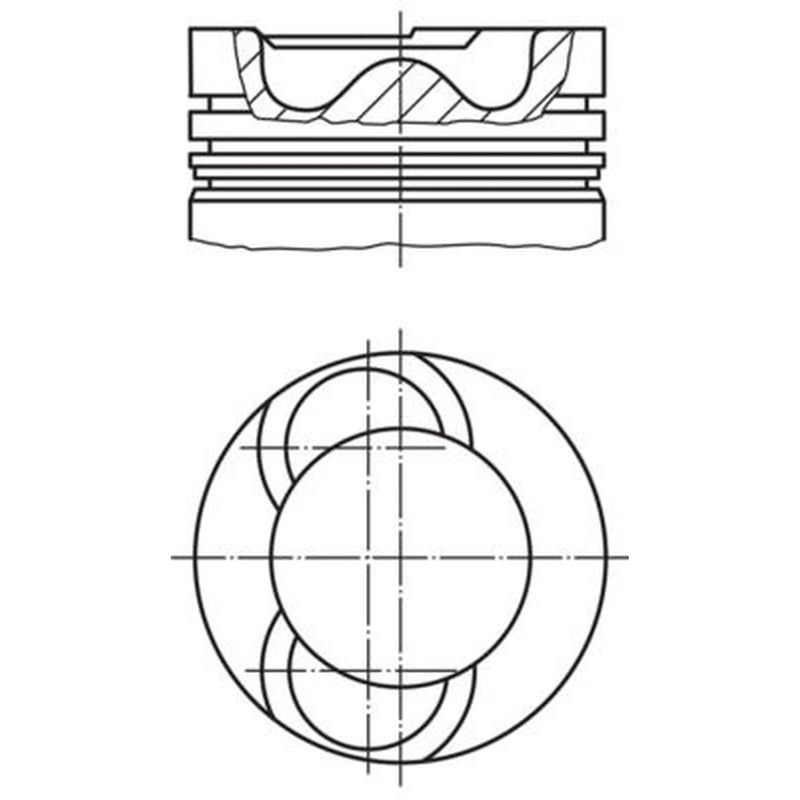 Mahle Piston Cylinder Bore = 115mm 061 62 00