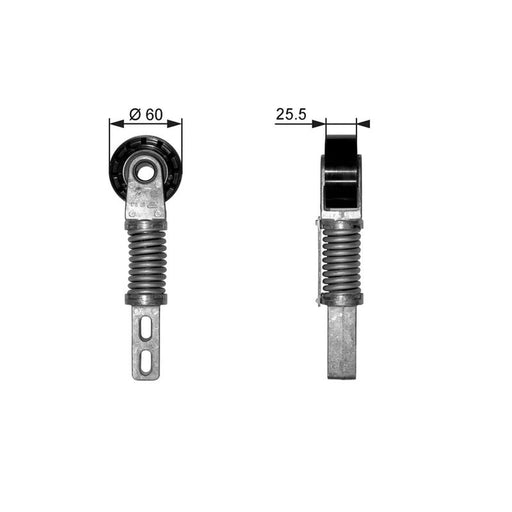 Gates Auxiliary Belt Tensioner T38355