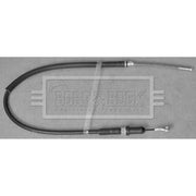 Borg & Beck Handbrake Cable Left Front BKB3504