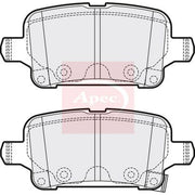 Apec Rear Brake Pad Set PAD2126
