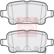Apec Rear Brake Pad Set PAD2126