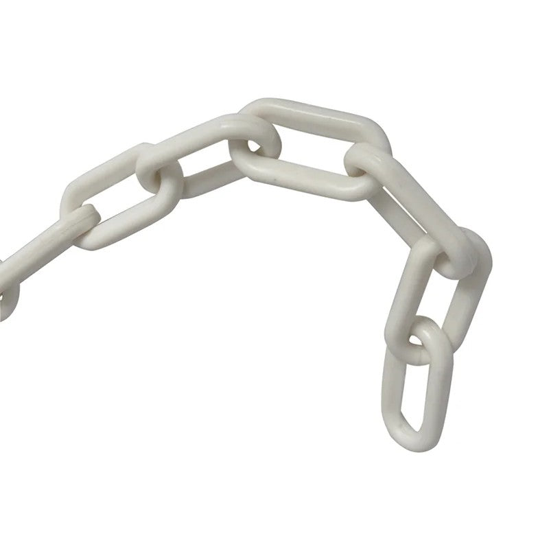 Faithfull Plastic Chain 8mm x 12.5m White - FAICHPLW812C