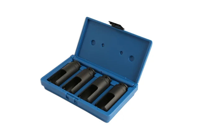 Laser Tools Diesel Injector Nozzle Sockets 1/2"D 4pc - PL