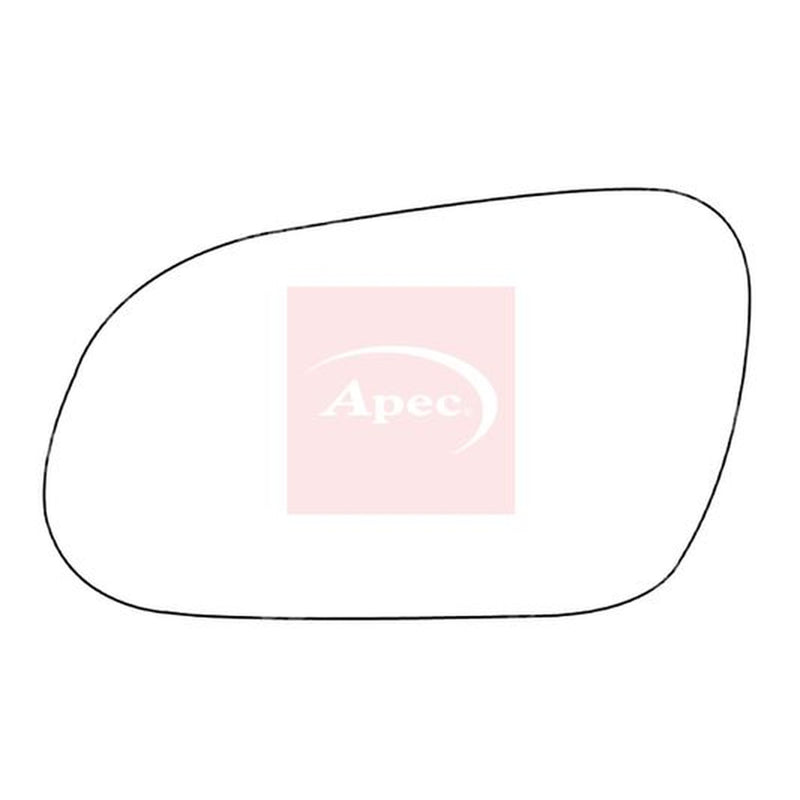 Apec Exterior Wing Mirror Glass Left AMS2683