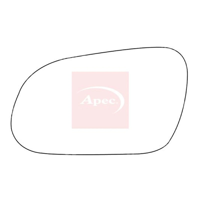 Apec Exterior Wing Mirror Glass Left AMS2683