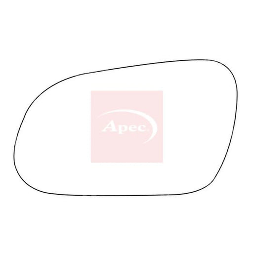 Apec Exterior Wing Mirror Glass Left AMS2683