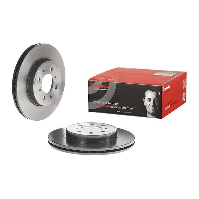 Brembo 2 x Internally Vented Front Brake Discs 09.5509.11