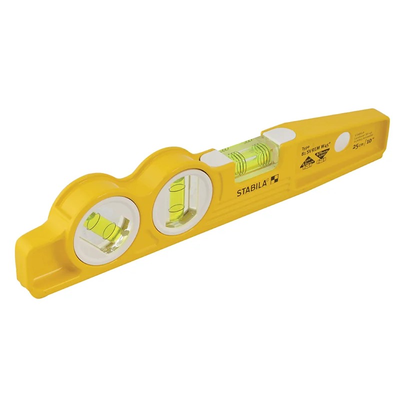 Stabila 81 SV REM W45 Rare Earth Magnetic Torpedo Level 25cm Fixed - 16672