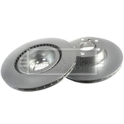 Borg & Beck 2 x Vented Rear Brake Discs BBD5300
