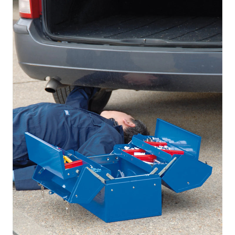 Draper Tool Box Barn Type 460mm with 4 Cantilever Trays