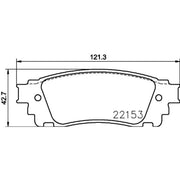 Mintex Rear Brake Pad Set MDB3787
