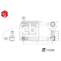 Febi Stabiliser Bar Link Coupling Rod Rear Left 172296
