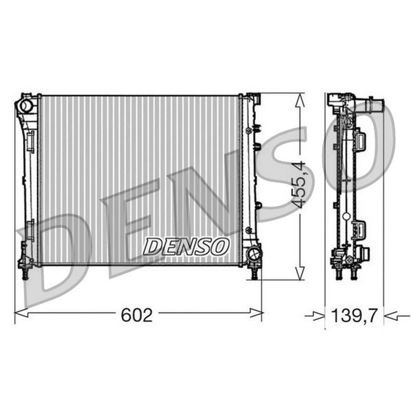 Denso Engine Radiator DRM09162